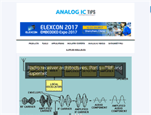 Tablet Screenshot of analogictips.com